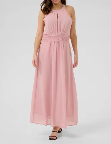 Rochie lunga Kaffe, roz