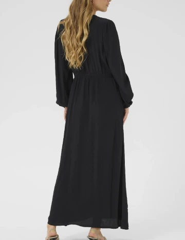 Rochie lunga Kaffe, negru