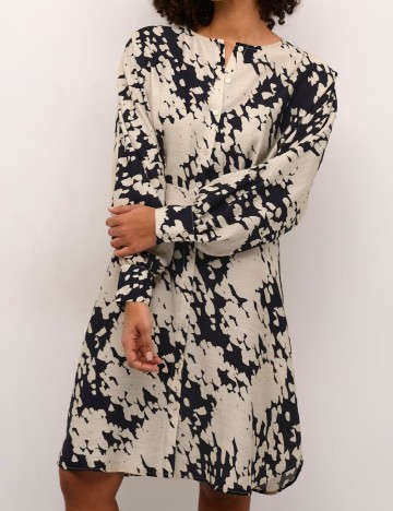 Rochie scurta Kaffe, crem