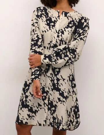 Rochie scurta Kaffe, crem