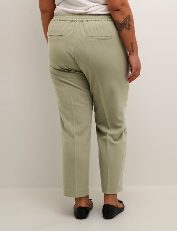 Pantaloni Kaffe Curve, verde