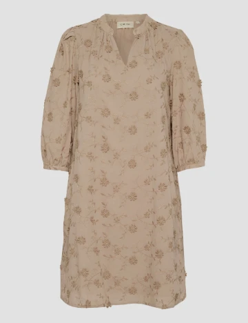 Rochie scurta Cream, crem