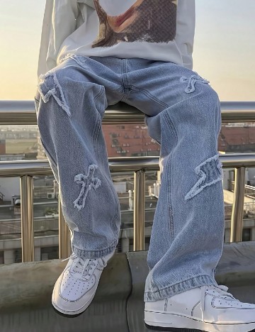 Blugi SHEIN, albastru deschis