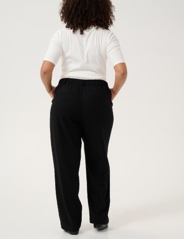 Pantaloni Kaffe Curve, negru