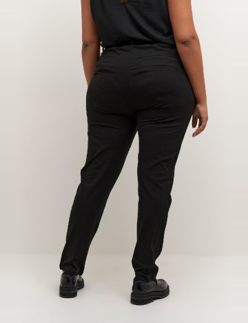 Pantaloni Kaffe Curve, negru