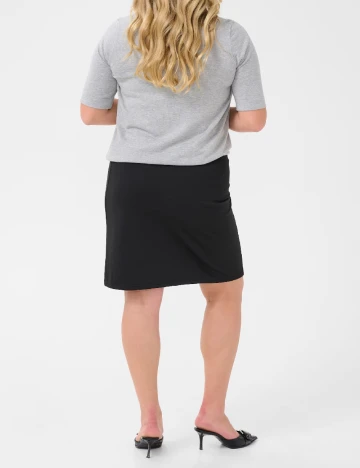 Fusta Kaffe Curve, negru