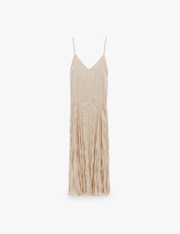 Rochie Zara, crem, L