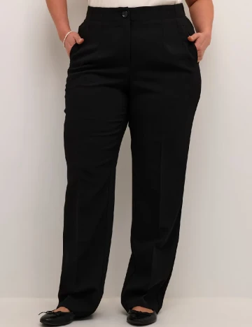 Pantaloni Kaffe Curve, negru