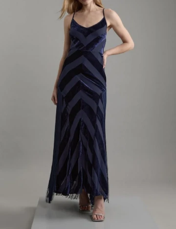 Rochie lunga Karen Millen, bleumarin