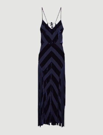 Rochie lunga Karen Millen, bleumarin