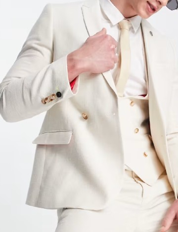 Sacou TWISTED TAILOR, crem