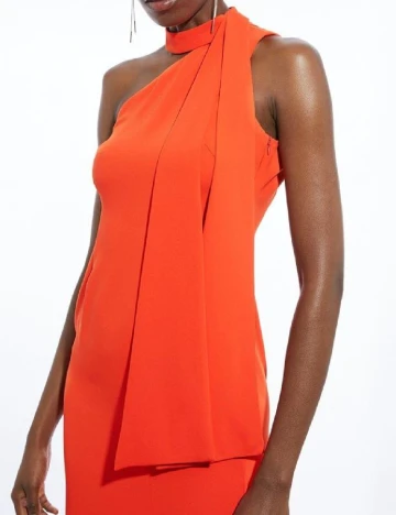 Rochie lunga Karen Millen, portocaliu