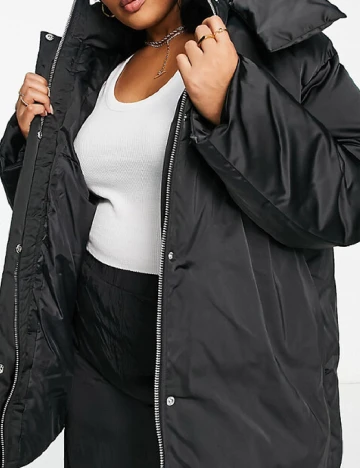 Geaca ASOS Curve, negru