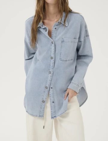 Camasa My Essential Wardrobe, albastru deschis