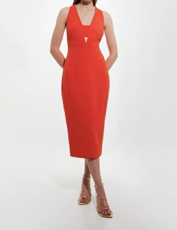 Rochie medie Karen Millen, portocaliu