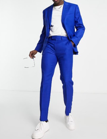 
						Sacou Topman, albastru