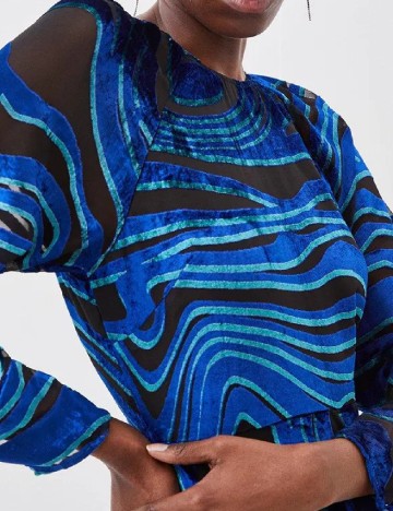 Rochie lunga Karen Millen, albastru