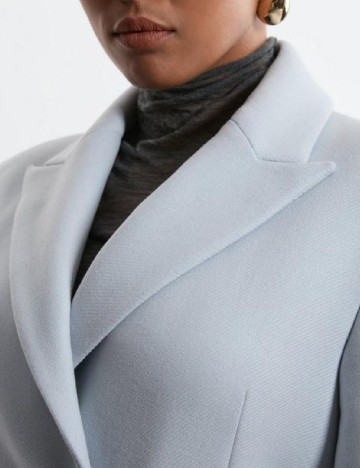 Palton Karen Millen Plus Size, bleu