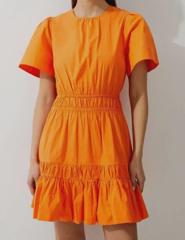 Rochie scurta Karen Millen, portocaliu