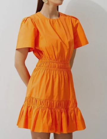 Rochie scurta Karen Millen, portocaliu