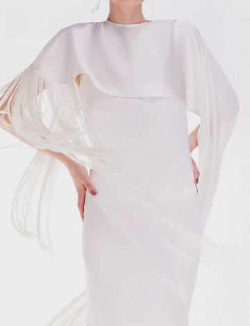 Rochie lunga Karen Millen, alb