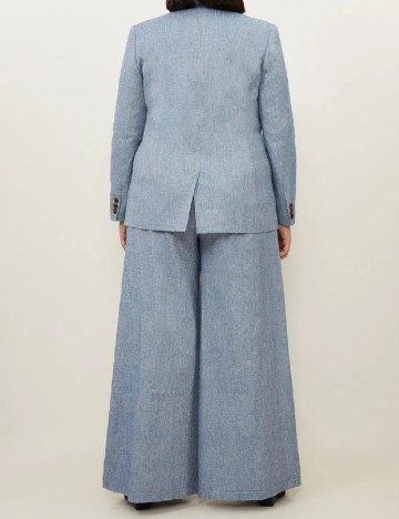 Pantaloni Karen Millen Plus Size, albastru