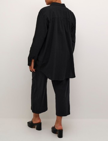 Camasa Kaffe Curve, negru