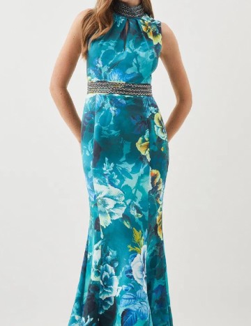 Rochie lunga Karen Millen, albastru