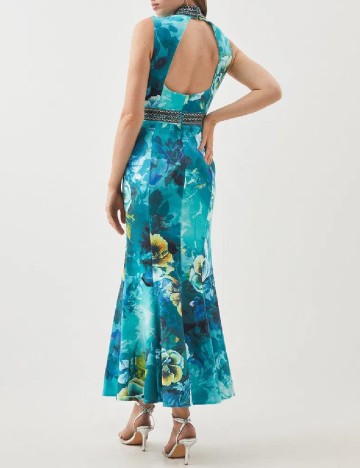 Rochie lunga Karen Millen, albastru