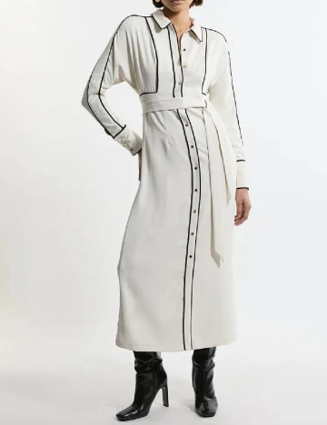 Rochie lunga Karen Millen, alb