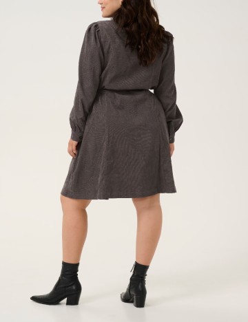 Rochie scurta Kaffe Curve, gri