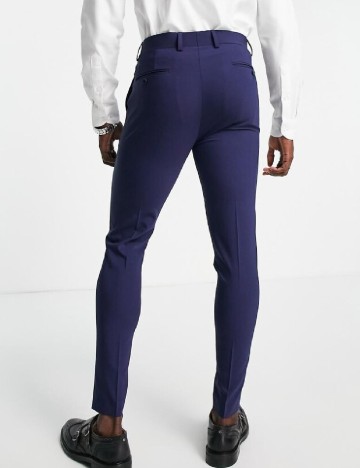 Pantaloni Noak, albastru