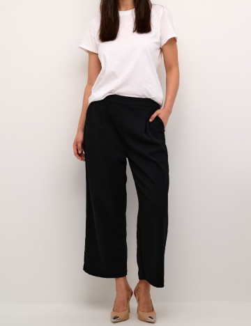 
						Pantaloni Kaffe, negru