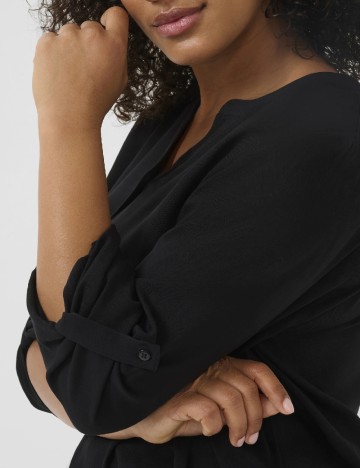 Bluza Kaffe Curve, negru