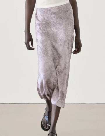 Fusta Massimo Dutti, lila