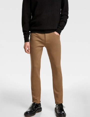 
						Pantaloni Zara, maro