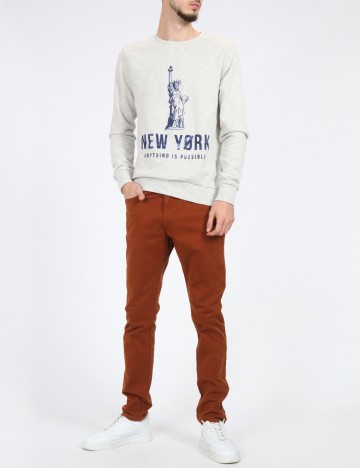 
						Pantaloni Zara, caramiziu