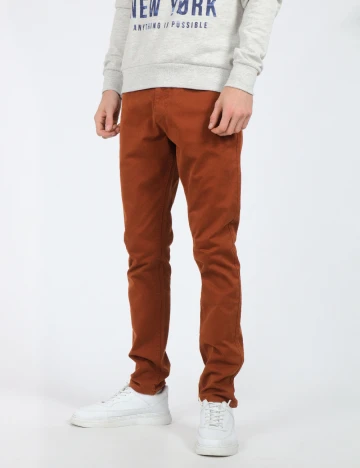 Pantaloni Zara, caramiziu