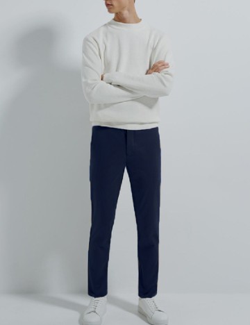 
						Pantaloni Zara, bleumarin