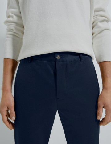 Pantaloni Zara, bleumarin