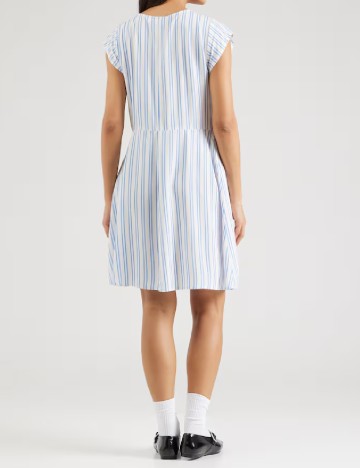 Rochie scurta Saint Tropez, albastru/alb