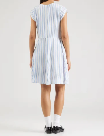 Rochie scurta Saint Tropez, albastru/alb