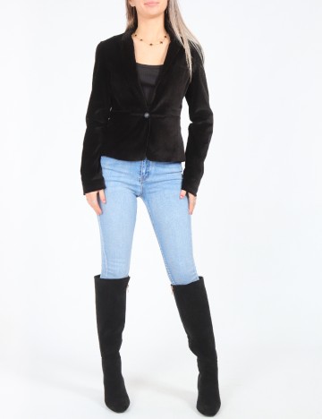 Sacou Bershka, negru