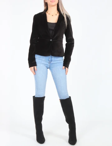 Sacou Bershka, negru