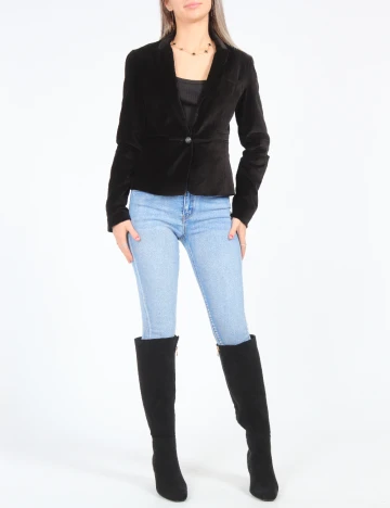 Sacou Bershka, negru