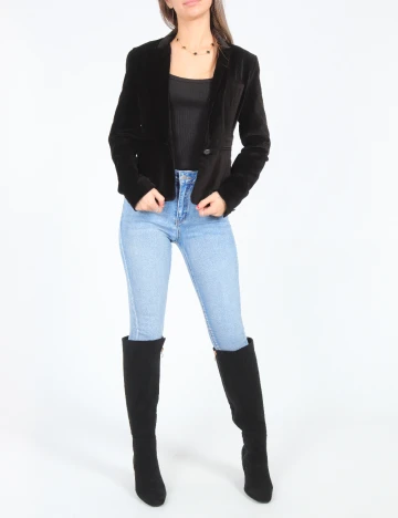 Sacou Bershka, negru