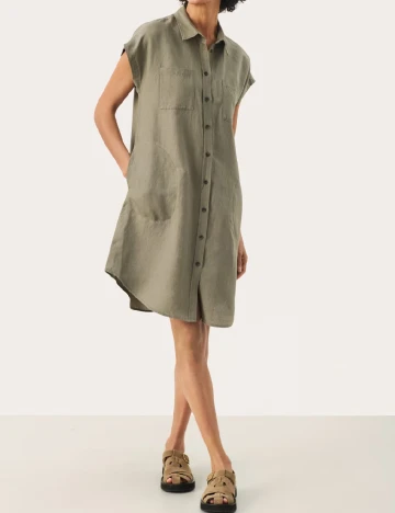 Rochie scurta Part Two, kaki