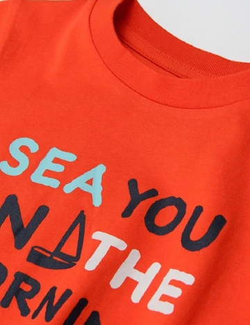 Tricou Cool Club, portocaliu