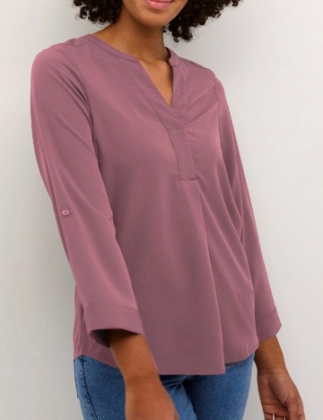 Bluza Kaffe, roz pudra