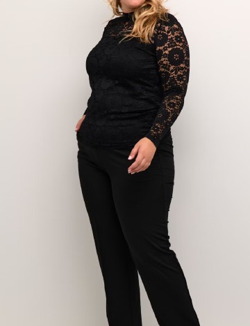 Bluza Kaffe Curve, negru